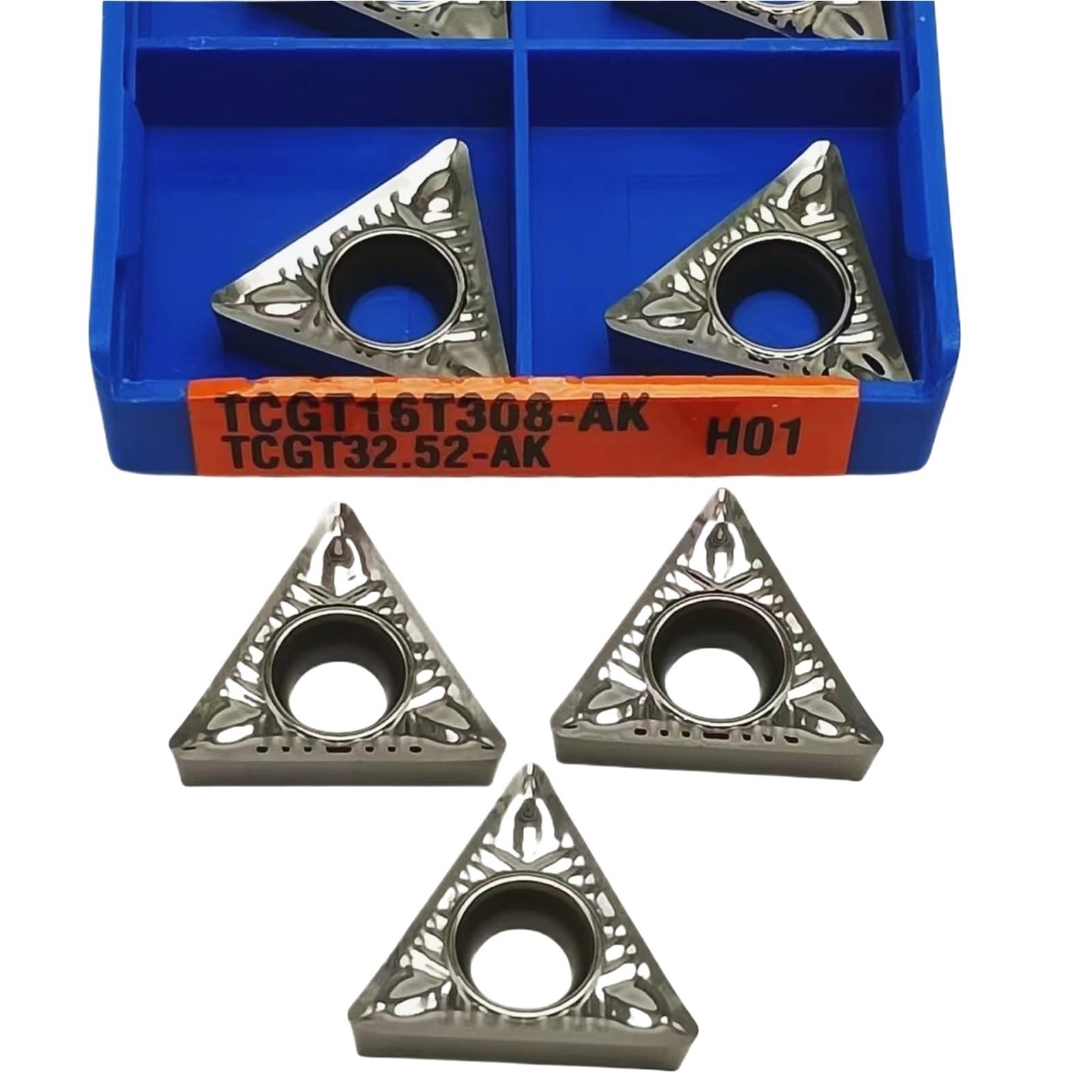 Outil de coupe insert carbure TCGT16T302 pour usinage précis du métal
