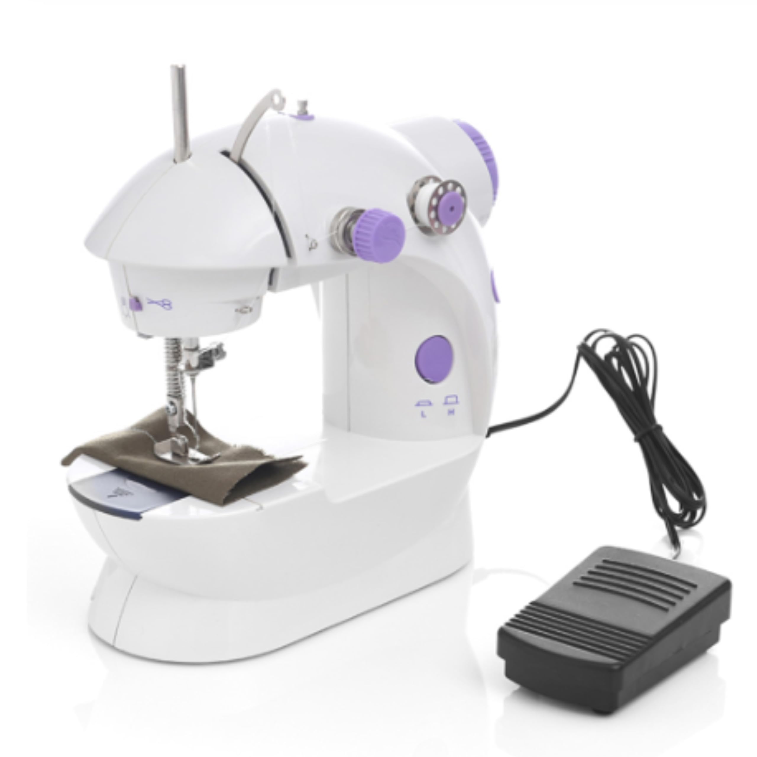 Machine à coudre miniature multifonctionnelle à double vitesse et points variés