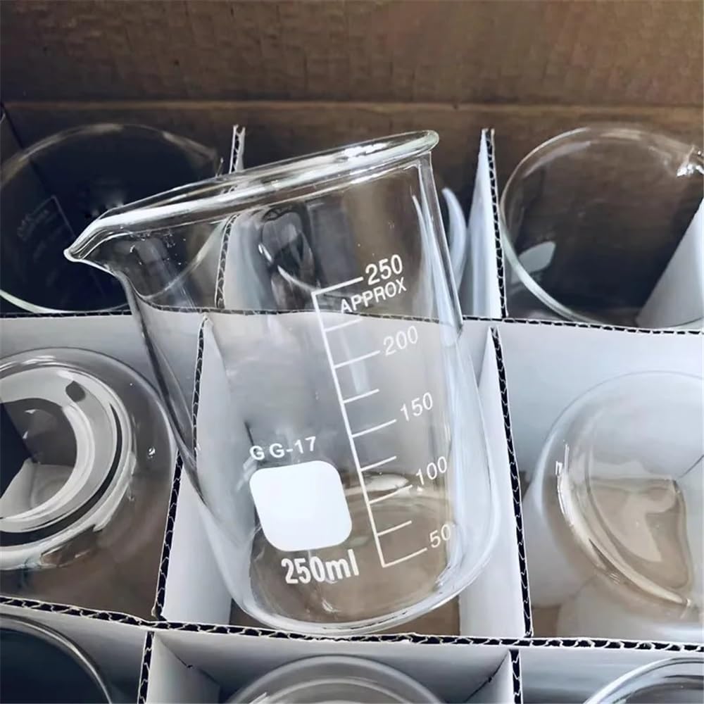 1 ensemble de béchers en verre borosilicaté de laboratoire, tailles variées, équipement de laboratoire d'expérimentation(5000ml 1pcs)