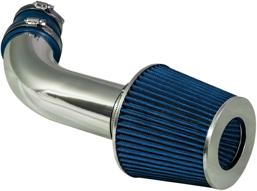 Rtunes Racing Kit de admisión de aire corto Ram + filtro combinado azul compatible con Chevrolet 89-94Geo Tracker 1.6L L4