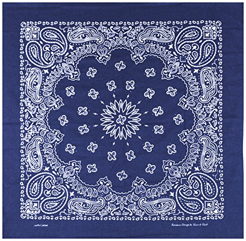 Mato & Hash 6PK DARK MIX CA4200 Large Bandanas 27 X 27 | Versatile Biker Rags | Classic Paisley Bandana Pattern,6 Pack,B.Copper/B.White/B.Red/Navy/Olive/Purple thumb #3