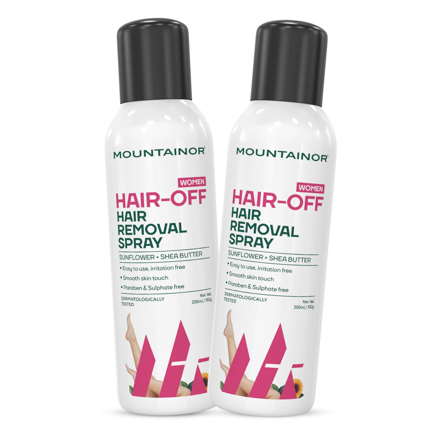 Mountainor Hair Removal Spray - 200ml Pack of 2