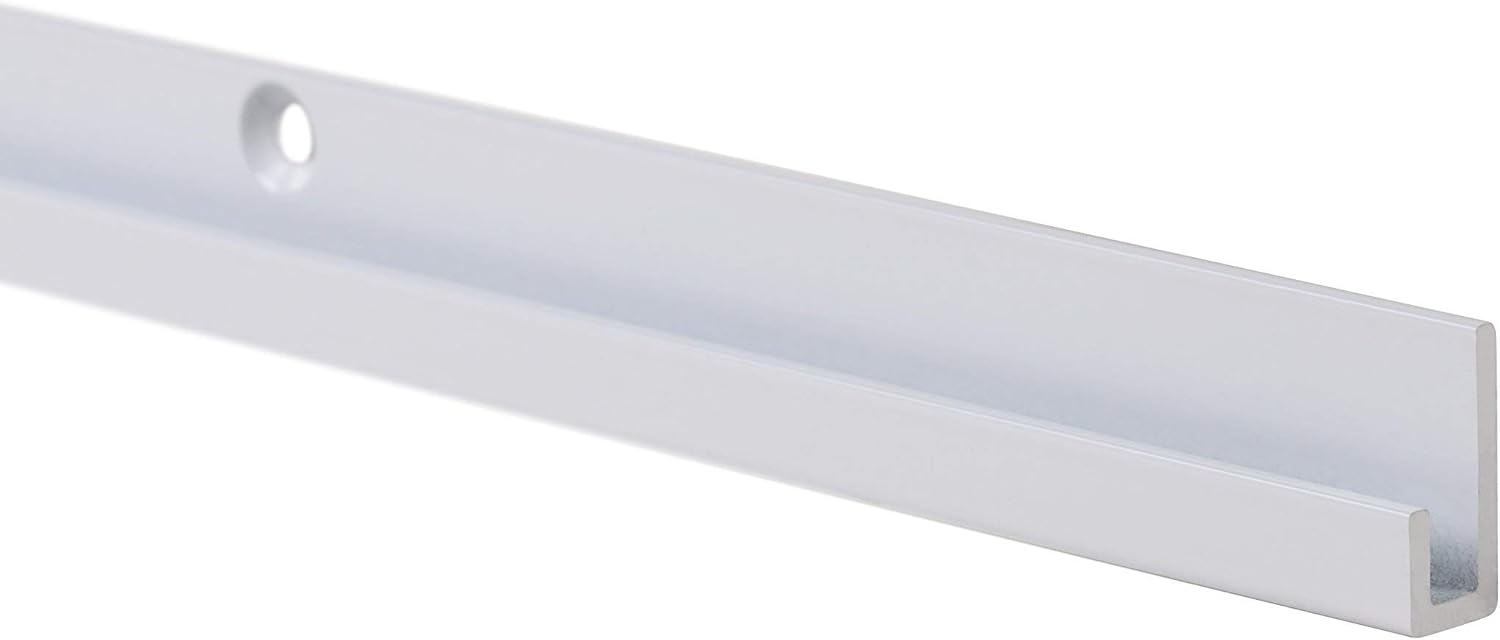 STAS j-Rail max Art Gallery Hanging System - Covers 6.56 ft of Wall Space - Art Display Rail for Museum & Gallery Picture Rail Complete Kit with Installation Hardware (White Rails)