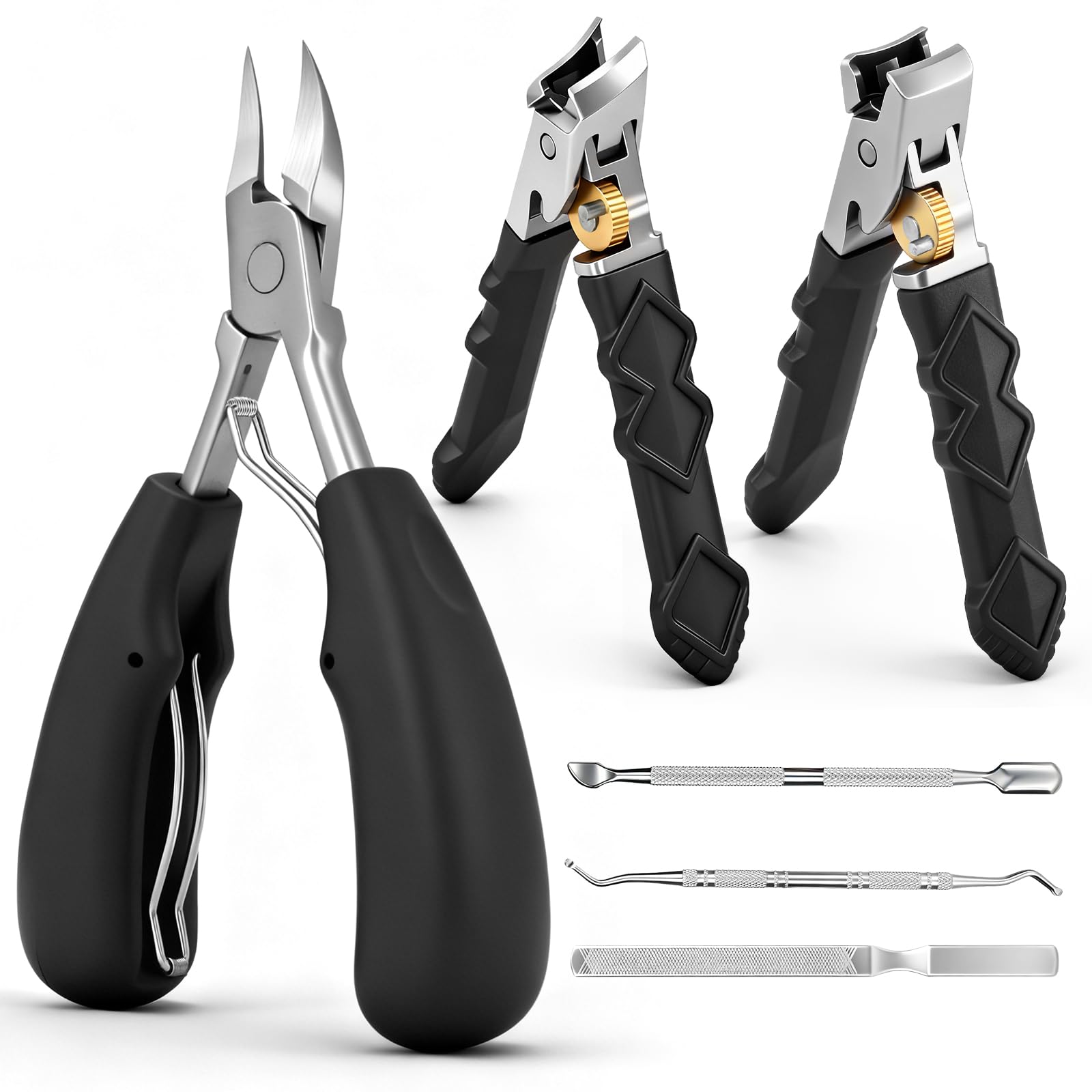 Senior-Specific Toe Clippers Thick Toenails Mens Large Toe Clippers Wide-Opening Design Sharp and Durable Long-Handled Nail Clippers 45