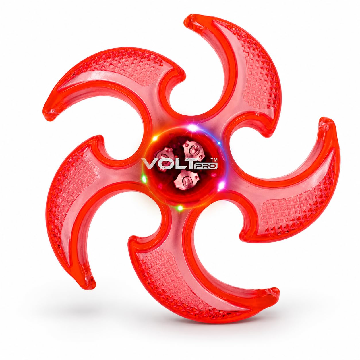 Hello Friends LED Flying Star Disc for Kids & Adults | Glow-in-the-Dark Flying Disc for Indoor & Outdoor Play | Colorful Flashing Light Toy for Backyard Night Games (Assorted Color)-image-47
