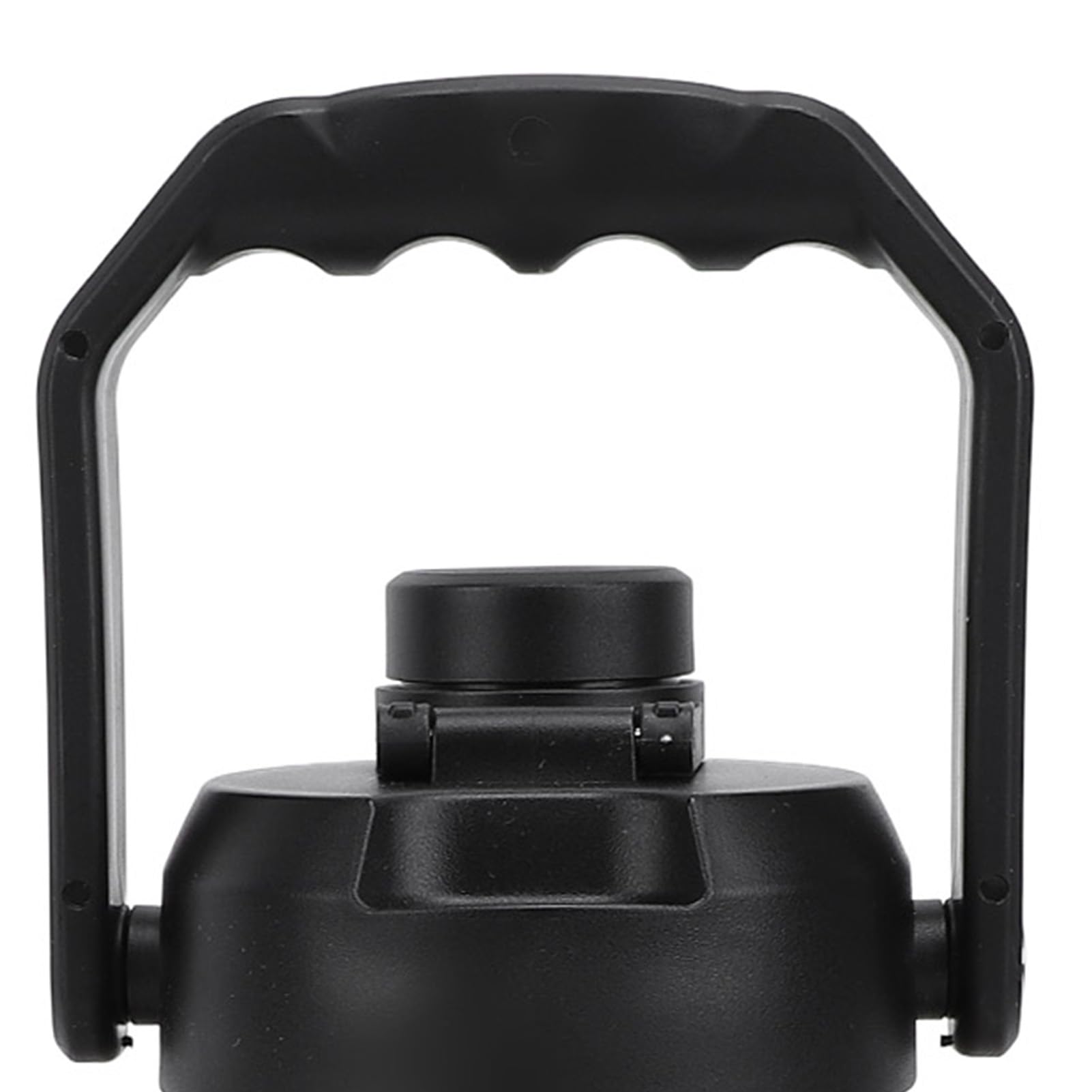Isolierte Wasserflasche, 1,9 L, Großes Fassungsvermögen, Doppelwandige Vakuum-Sportwasserflasche aus Edelstahl mit Griff, Weithalsiger Reisebecher für Camping, Wandern, (Khaki)