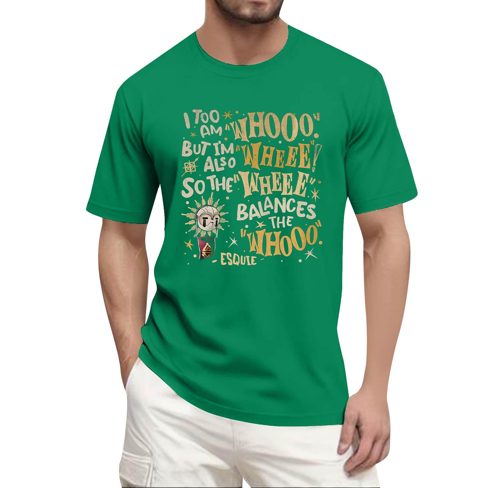 Unisex Expedition 33 Merch Clair Obscur Expedition 33 Game Shirt Printed Short Sleeves Top for Men Game Fans 03-Green XXXXXL