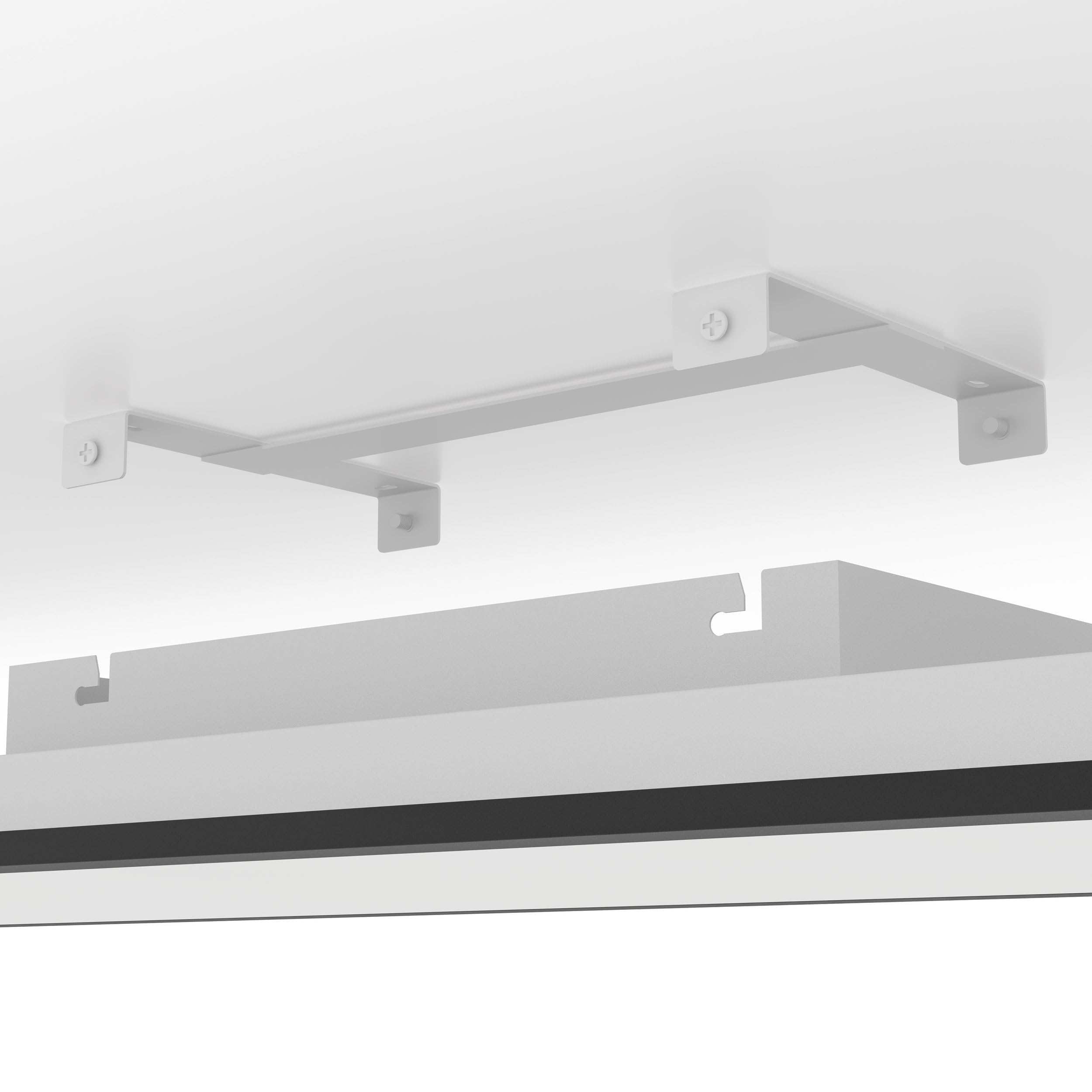 EGLO connect.z Smart-Home LED Panel Moradillo-Z, 120 x 30 cm | ZigBee Deckenleuchte, Matter, App und Sprachsteuerung Alexa, warmweiß-kaltweiß, RGB, dimmbar, Deckenlampe schwarz