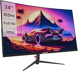 Monitor Concórdia Gamer Curvo CZ238F 24" 165hz LED Full HD HDMI DP USB SRGB 99% Freesync Premium
