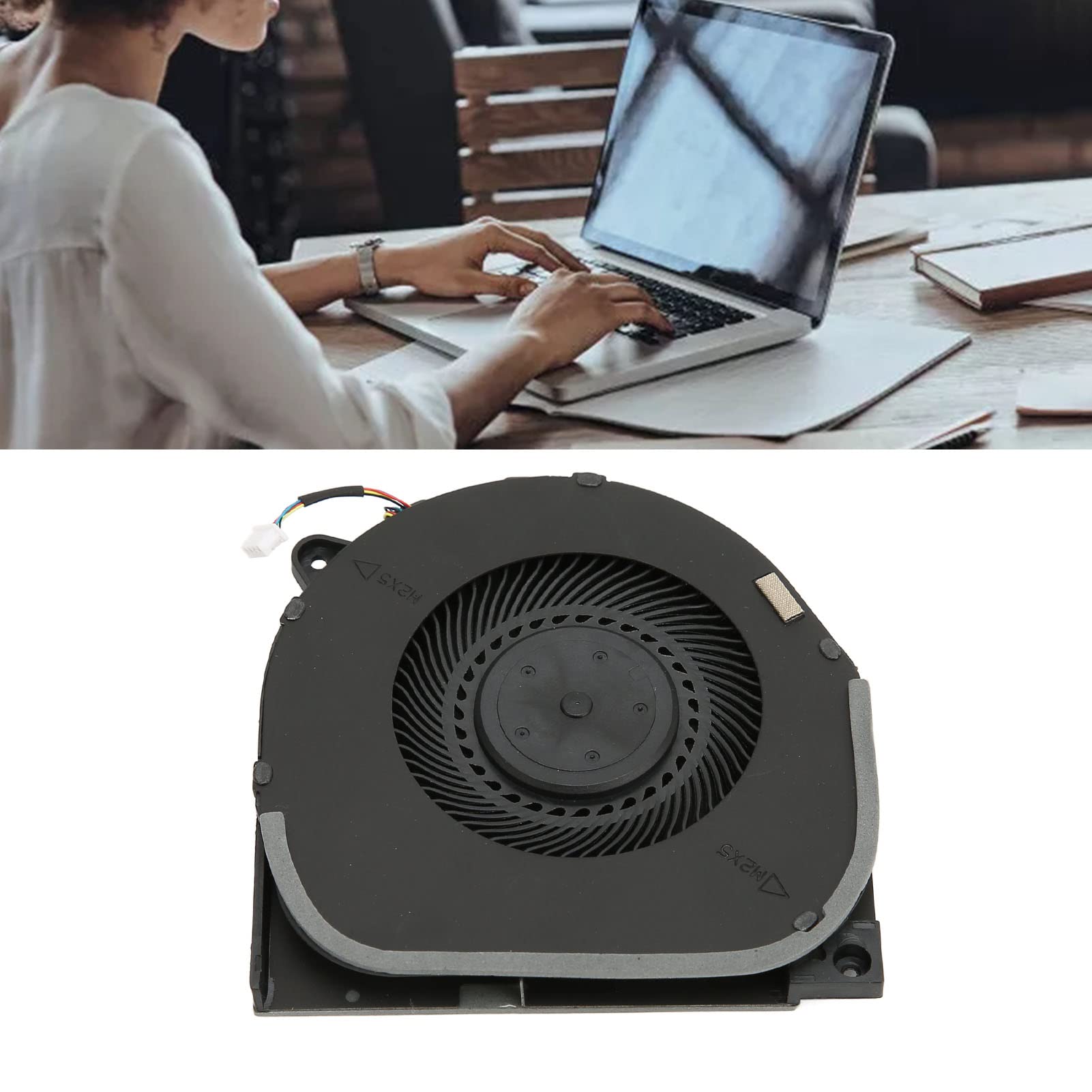 Wentylator Chłodzący Laptopa, dla Legion Y540 15IRH 81SX Y7000 2019 81NS (GTX1660Ti) Seria DC 5V 0.5A 4 Pin Wymiana Wentylatora Laptopa (Wentylator chłodzący GPU)