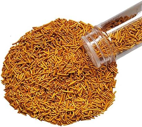 Gold Sprinkles For Cake Decorating, Gold Pearl Sugar Cupcake, Cookies, Ice Cream