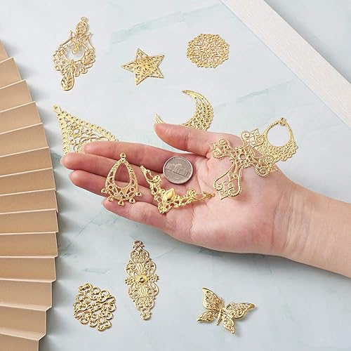 Miniatura 10 de Pandahall - Colgantes de araña de aleación tibetana para hacer joyas y collares