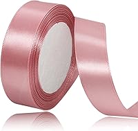 Vista 24 de Cinta dorada para envolver regalos, cinta de satén de 1 pulgada x 25 yardas para manualidades, fabricación de lazos para el cabello, coronas, ramos