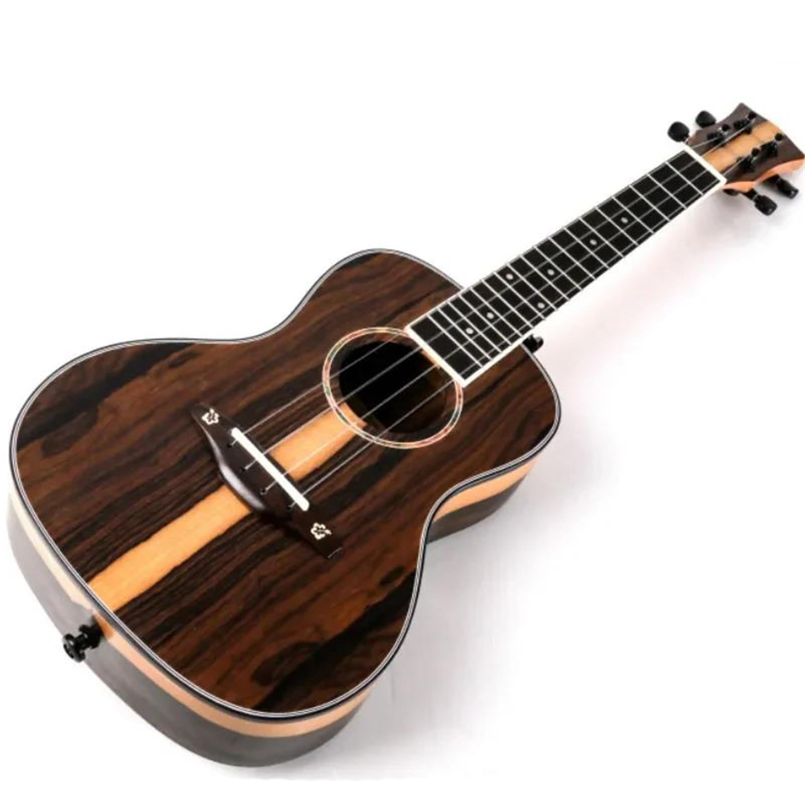 ukulele Ukulele 21 23 26 Cali Heban Mini Elektryczny Sopran Koncert Tenor Gitara Akustyczna 4 Struny Ukulele Przetworniki Vintage Matowy(B,26)