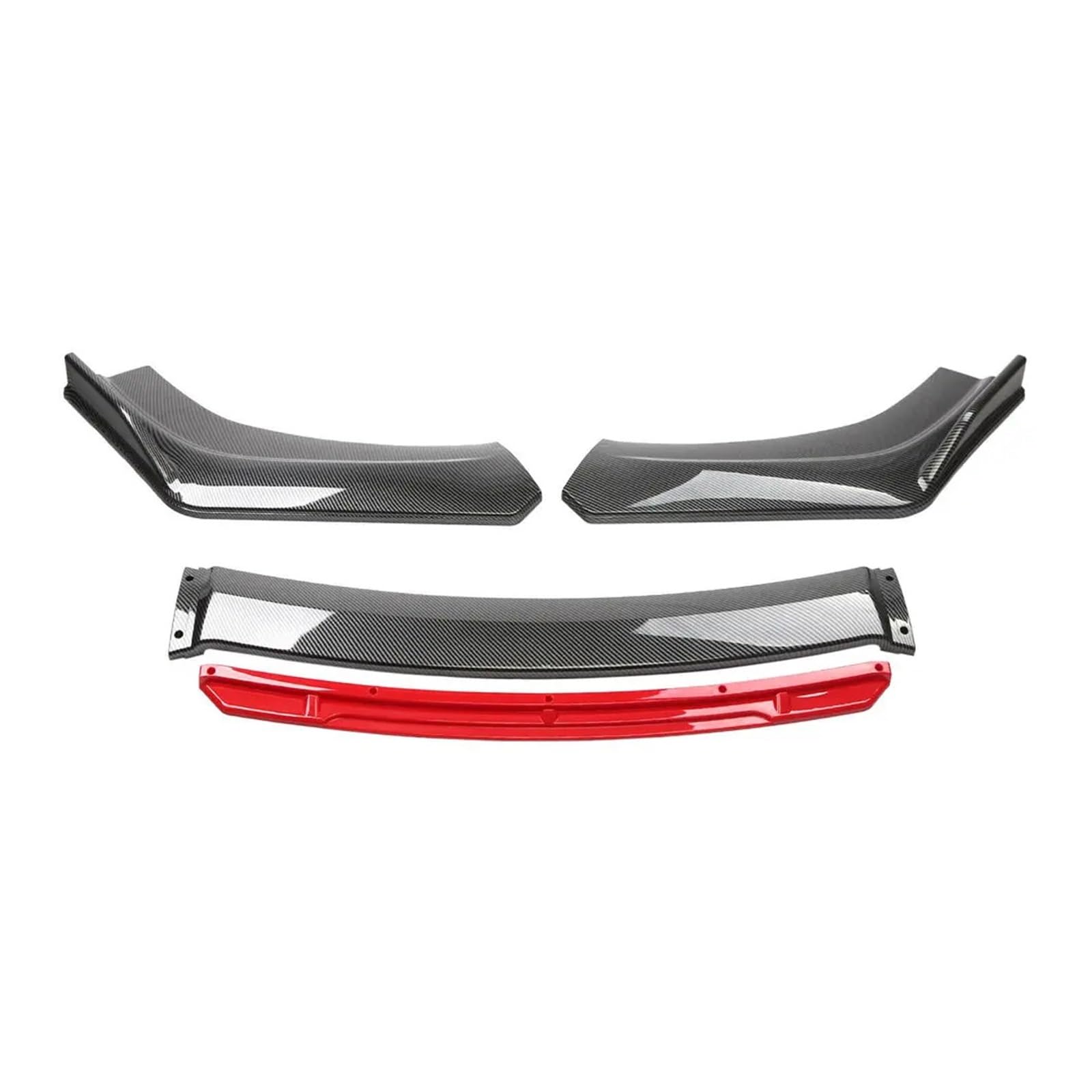 Kompatybilny z Audi TT RS 8N A3 8P A4 Zderzak przedni Spoiler Splitter Carbon Fiber Body Kits Akcesoria Osłona Ochraniacz Tuning