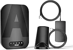 Amplificador de celular para carro SUV | Amplificador de sinal de celular de veículo para todas as operadoras dos EUA - Verizon, AT&T, T-Mobile | Aumenta 5G/4G LTE, aprovado pela FCC