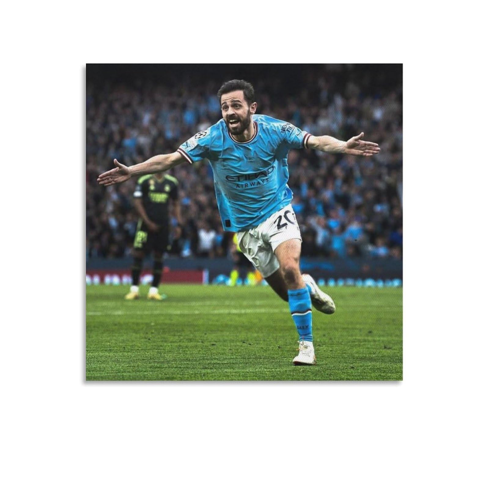 ASUIU Bernardo Silva Canvas Poster Artworks Picture Print Poster Wall Art Painting Canvas Decor Home Posters 20x20inch(50x50cm)
