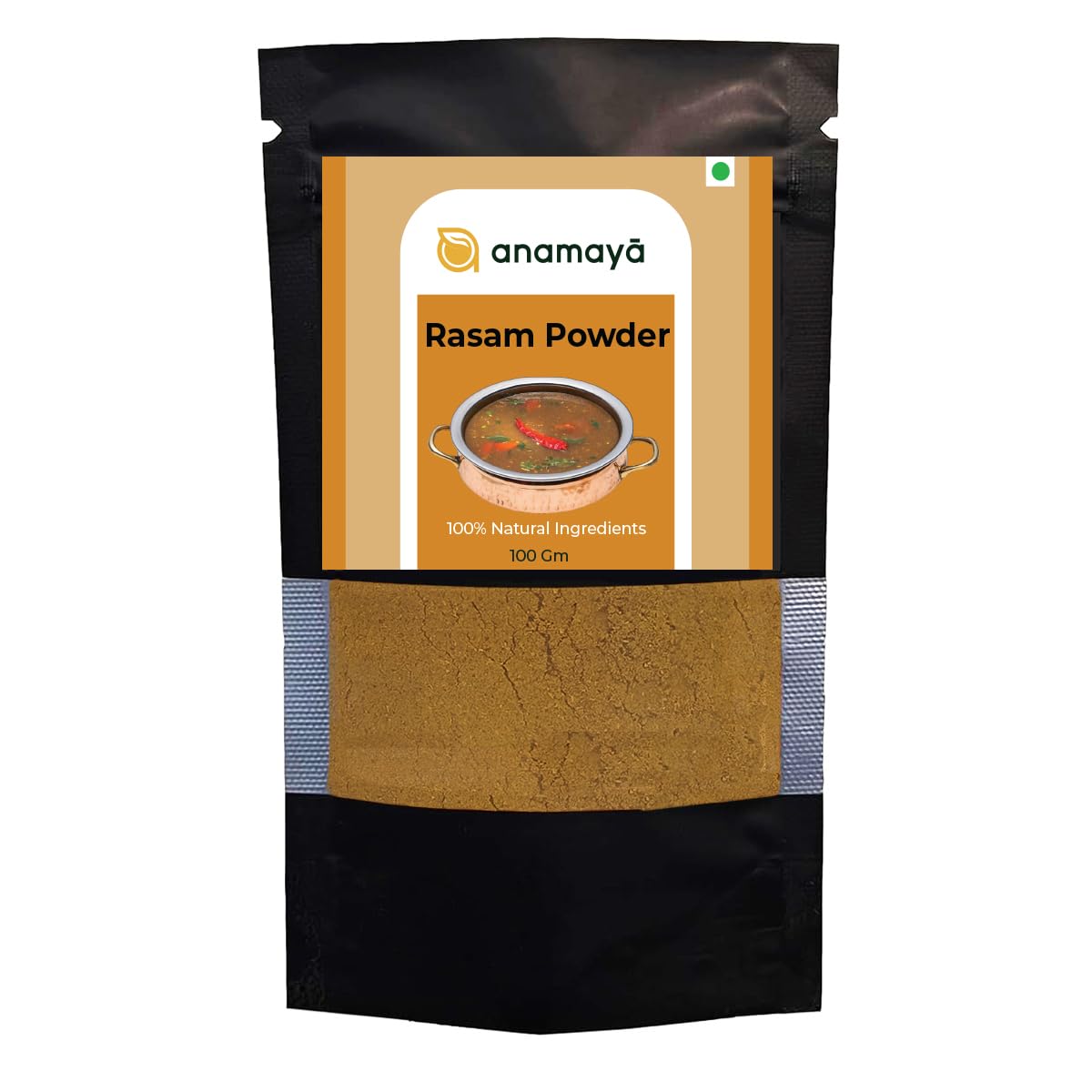 Anamaya Rasam Masala Powder | Authentic Rasam Masala from Erode Tamil Nadu | Packed in an aesthetic resealable pouch | Additives and Preservatives free | 100 Gms pack (B0CFYMXPJF) Amazon Price History, Amazon Price Tracker