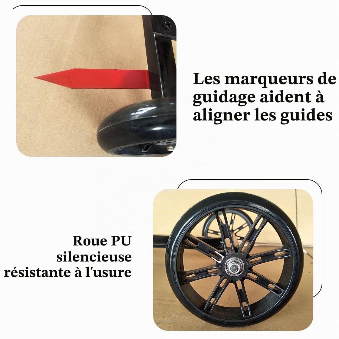Machine de marquage de peinture par pulvérisation de route – Tracez des lignes droites, des courbes, des cercles | Largeur de 5 à 15 cm – Idéal pour les routes, les usines, les garages, les