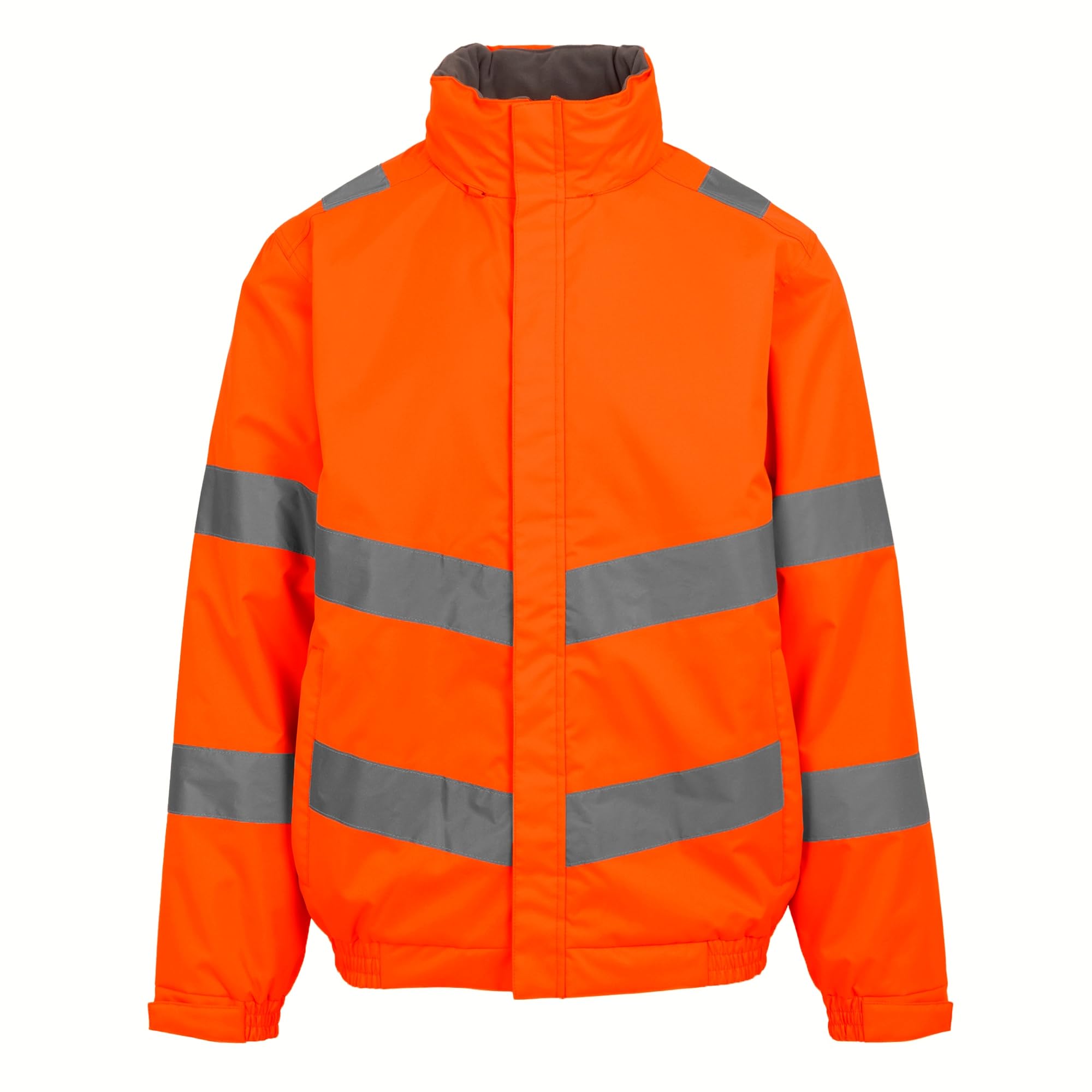 Regatta Mens Hi-Vis Pro Contract Dover Jacket Waterproof Fleece Lined