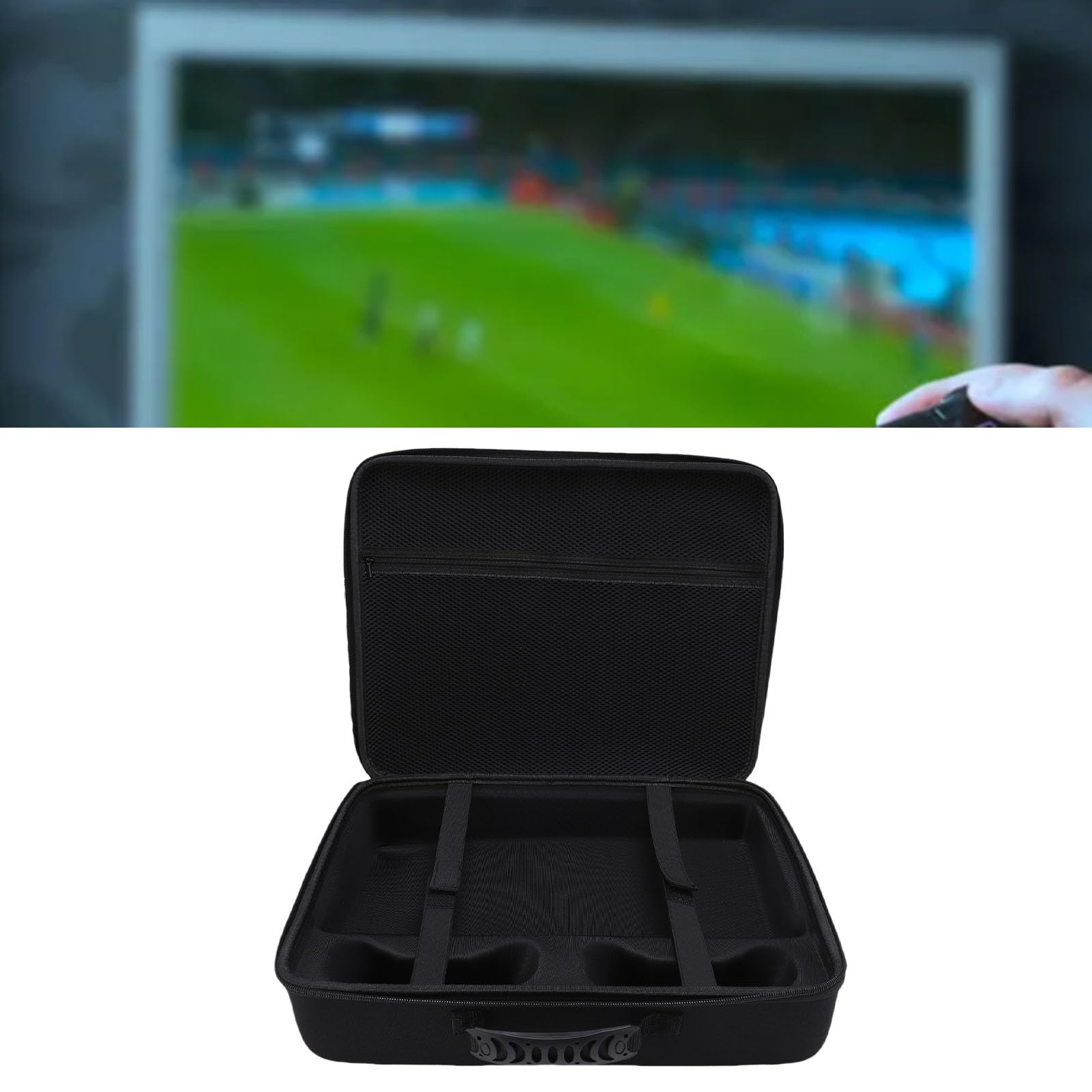 CHICIRIS Estuche de Transporte para Controlador Inalámbrico, Bolsa de Almacenamiento de Viaje Portátil, Carcasa Dura de EVA, Resistente Al Agua, a Prueba de Golpes, Forro Suave Protector (Black)