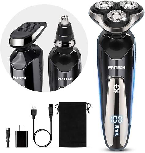 Mens Electric Razor for Men Electric Shavers for Men Electric Razors for Men Face Shaver for Mens Rechargeable Razors for Shaving Electric Cordless