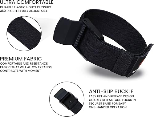 Miniatura 3 de Bandas de entrenamiento BFR, bandas de restricción de flujo sanguíneo para brazos, piernas y glúteos, banda de oclusión para un aumento muscular