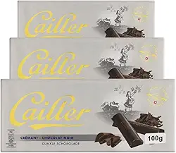 Chocolate Suíço Cailler Amargo 46% Cacau 3 Barras