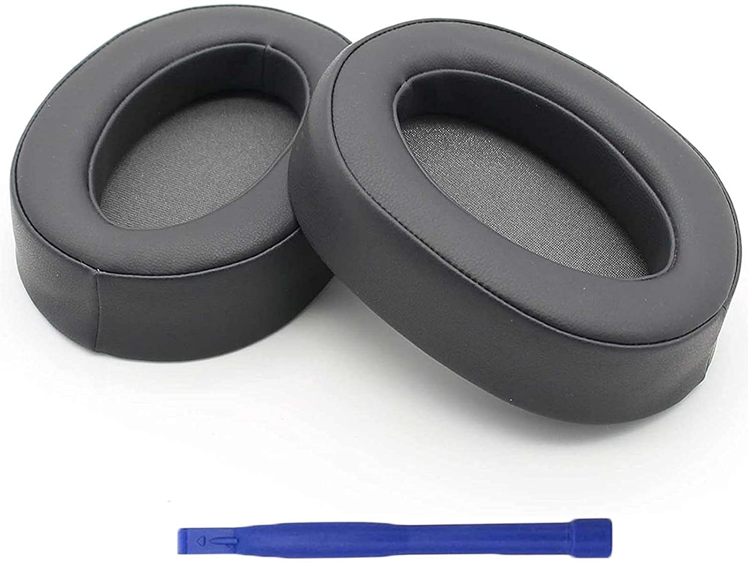 Adhiper Replacement Ear Pads Protein PU Leather Ear Cushion Compatible with Sony MDR-100ABN WH-H900N H800 Headphones (Dark Grey)