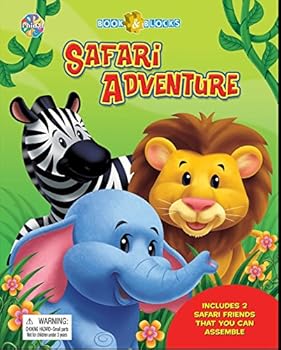 Board book Safari Adventure (Book & Blocks) Book