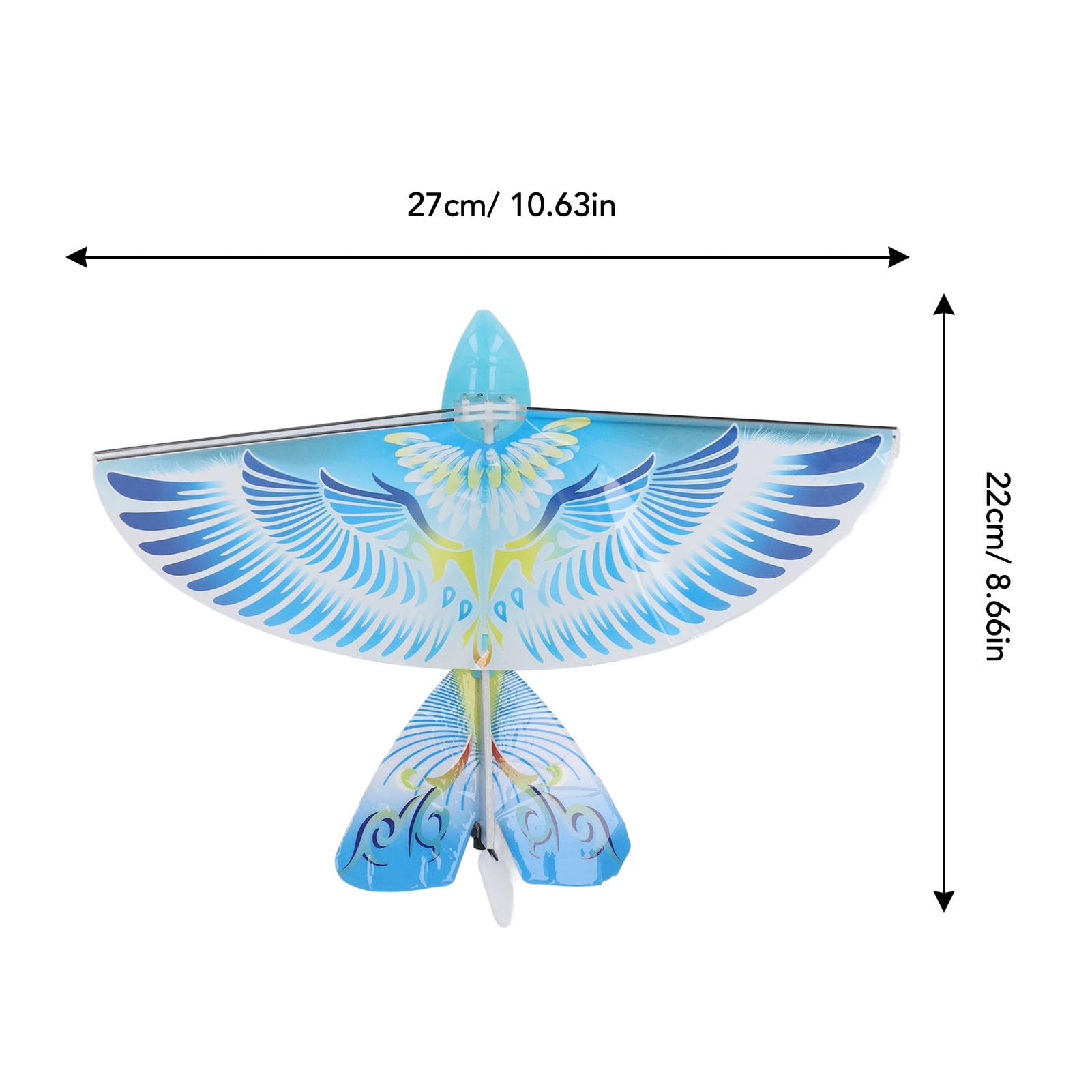 Juguete de Pájaro Volador RC, Control Remoto de 2,4 GHz, Alas Batientes Biónicas EPP con Luces LED, para Simulación de Vuelo en Interiores y Exteriores (#2)