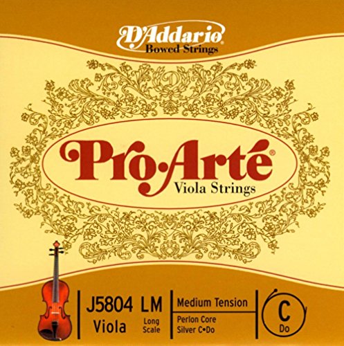 D'Addario ダダリオ ヴィオラ用 バラ弦 Pro Arte C-String Long Scale J5804 LM Medium Tension