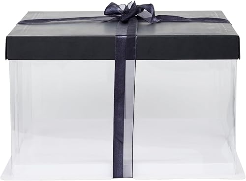 Miniatura 10 de Restaurantware Sweet Vision Cajas transparentes para tartas de 10 x 8.25 pulgadas, 10 cajas transparentes para tartas de base resistente a la grasa,