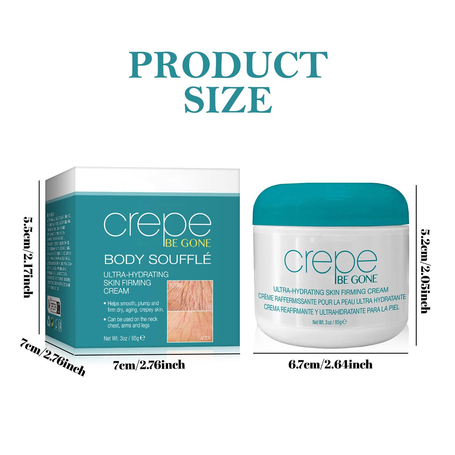 Ultra-Hydrating Moisturising Cream for Neck Chest Arms & Legs - Image 3