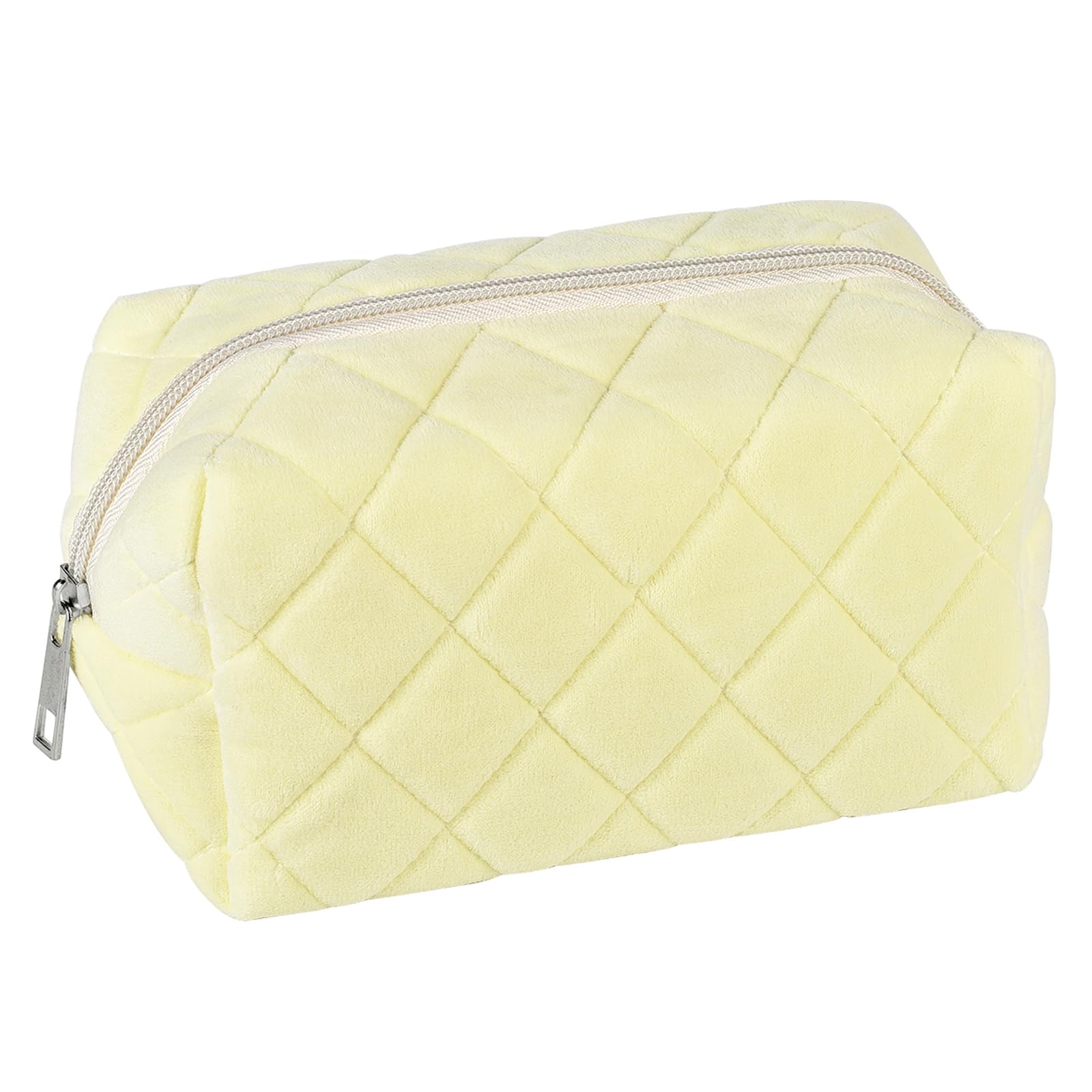 Big Capacity Pencil Bag, Portable Office Stationery for Middle High School College Students, Girls Gifts (Yellow)