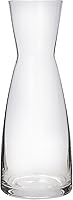 Bormioli Rocco Ypsilon 36.5oz Wine Carafe - Italian Star Glass Decanter for Wine, Water, Juice, Iced Tea - Wide Mouth, Dishwasher Safe
