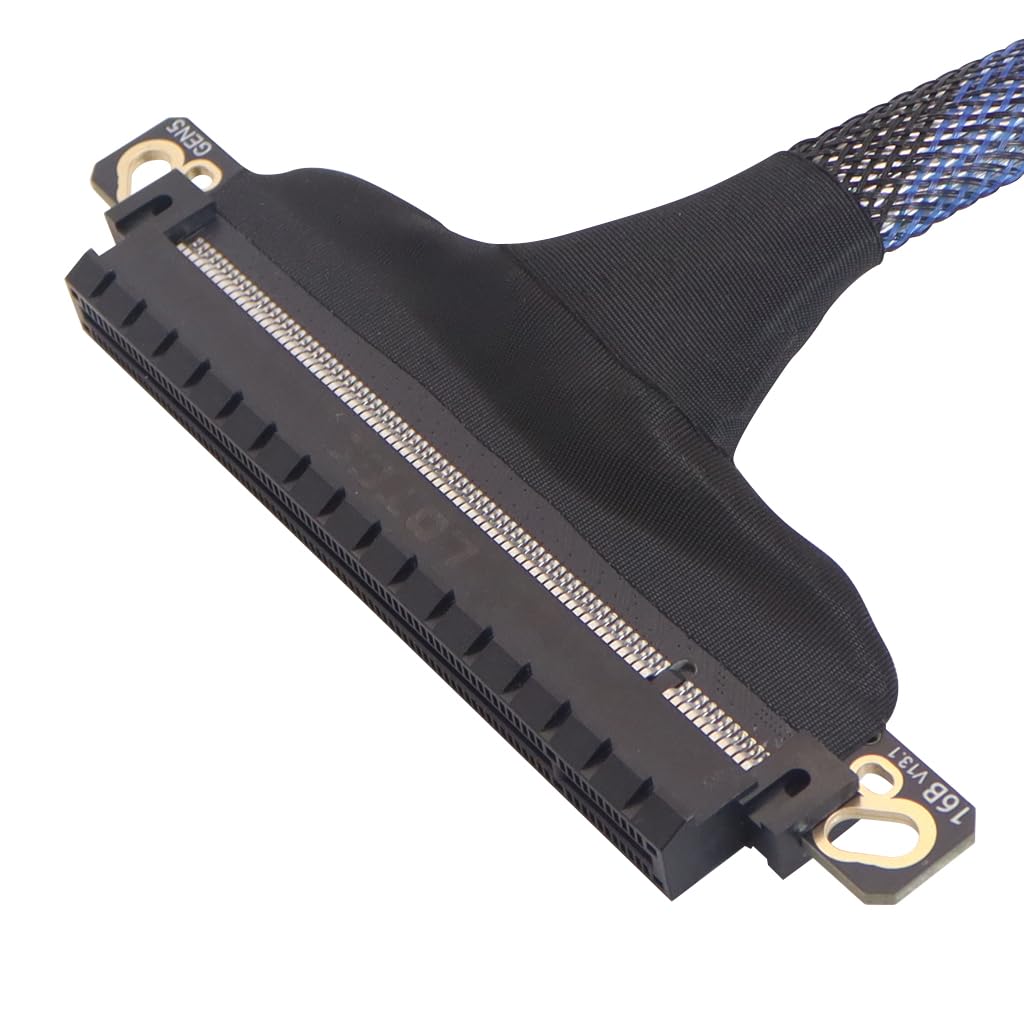 Amazon.com: JMT PCIE 5.0 X16 Extension Cable High Speed Silver