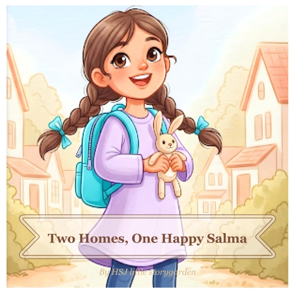 Two Homes - One Happy Salma: A gentle story about a girl with divorced parents and two loving muslim homes