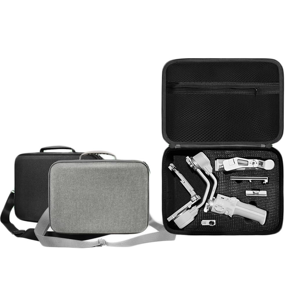 Hesupy Travel Case for DJI RS 4 Mini Portable Storage Bag, Hard Carrying Case Shockproof Protective Cover Organizer with Shoulder Strap for RS 4 Mini