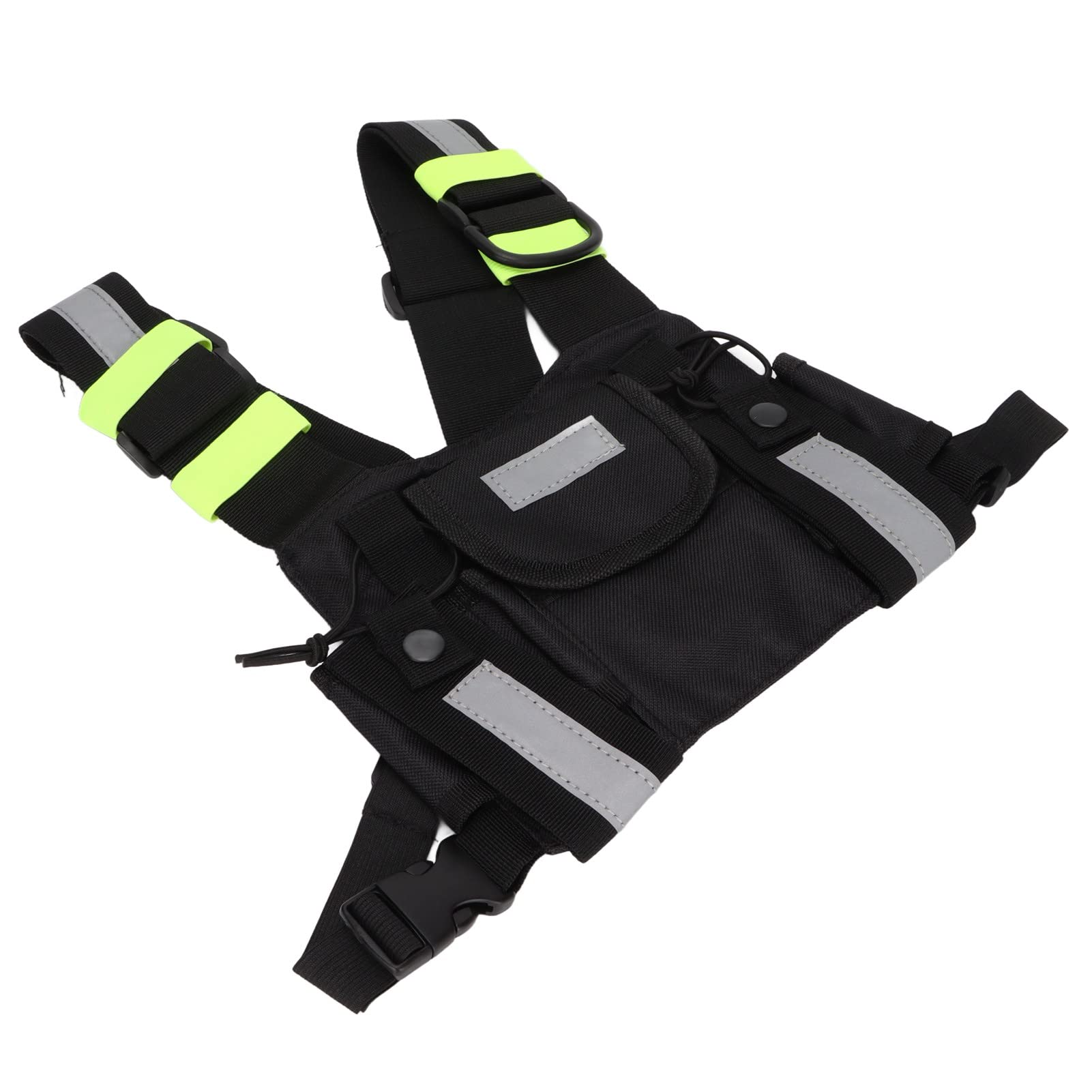 Gilet De Plate-forme De Poitrine Tactique Molle Multifonction De Camouflage Multicam En Nylon 1000d