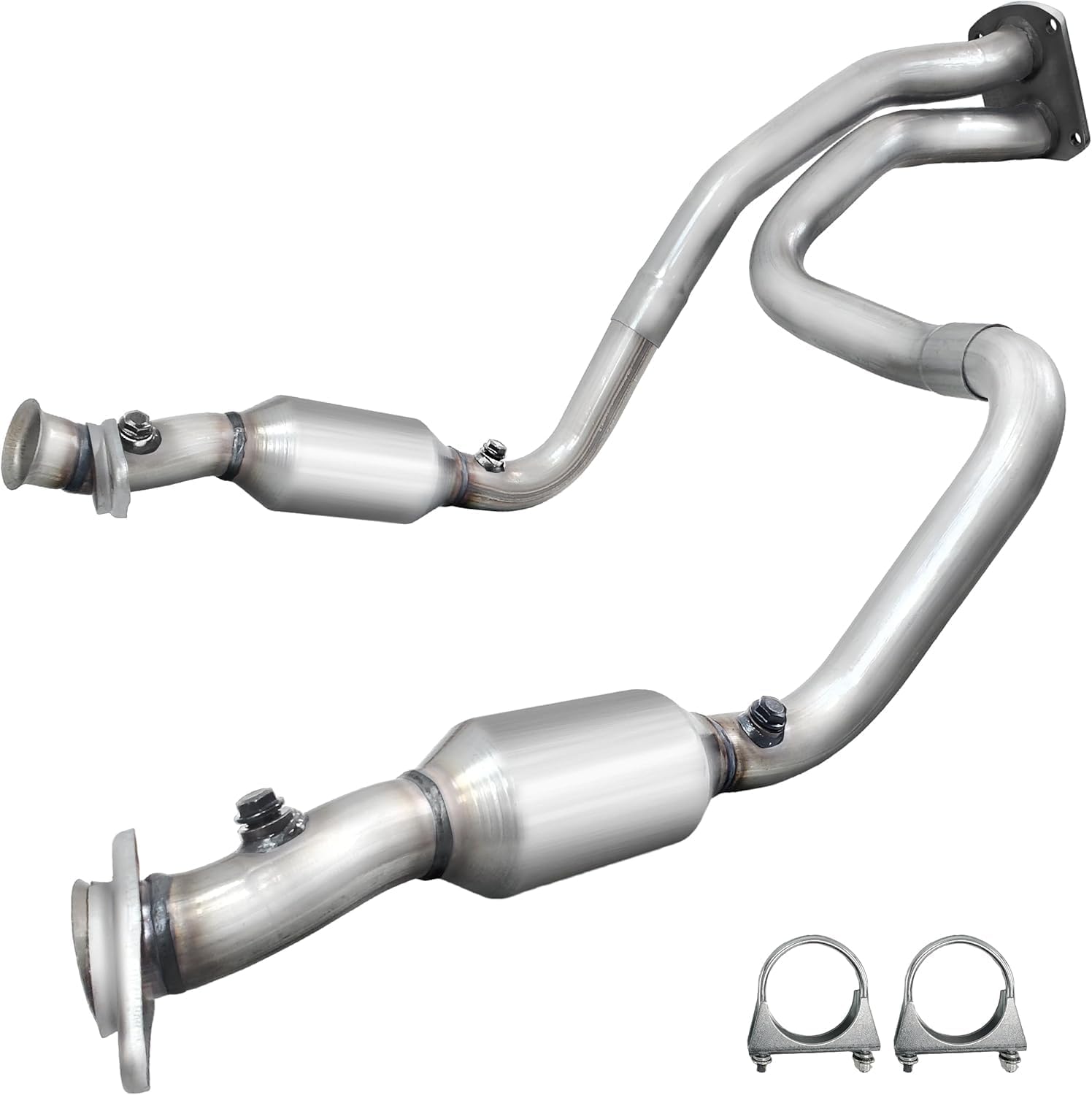 JT Exhaust Catalytic Converter Compatible with Ford F-250/F-350/F-450/F-550 Super Duty 2005 2006 2007 5.4L (Catalyst+ Grade)