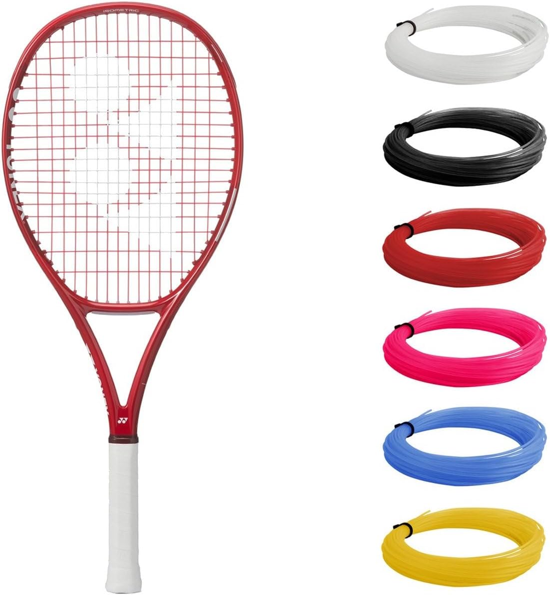 Yonex Vcore Junior 26 Inch Ruby Red Tennis Racquet (8th Gen) – Custom Stringing in Your Choice of Color