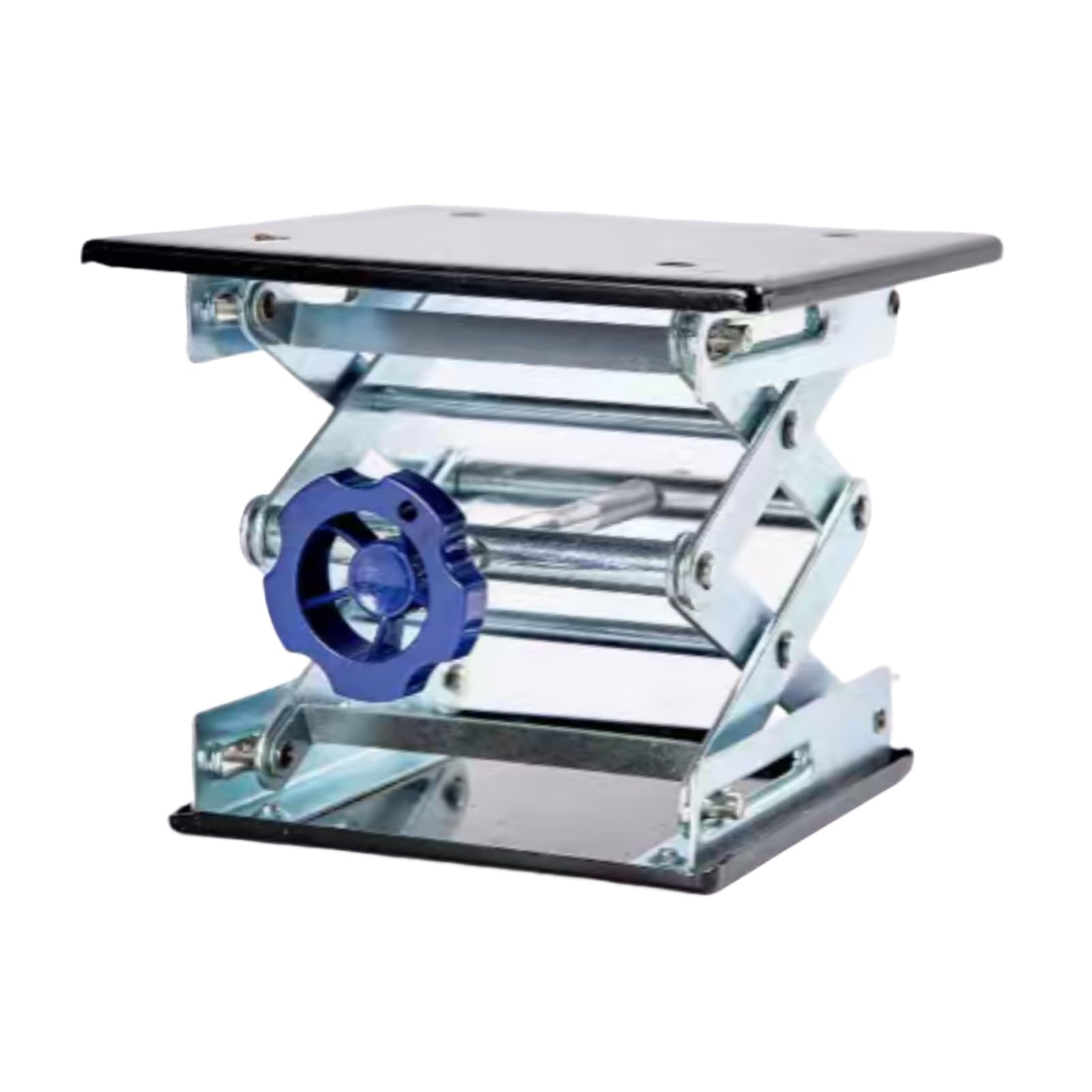 Plataforma De Soporte Gato Laboratorio, Elevación Nivel Acero Inoxidable | Altura de control manual: 7,5-26 cm, peso máximo de soporte: 15 kg, peso ligero for una fácil portabilidad
