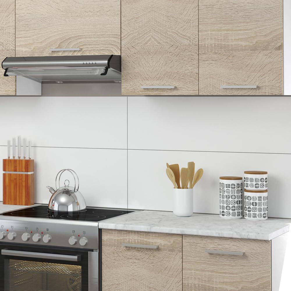 Vicco Mobile da cucina Raul, Sonoma, 270 cm | PL Marmo, con moduli regolabili e piedini ad altezza variabile