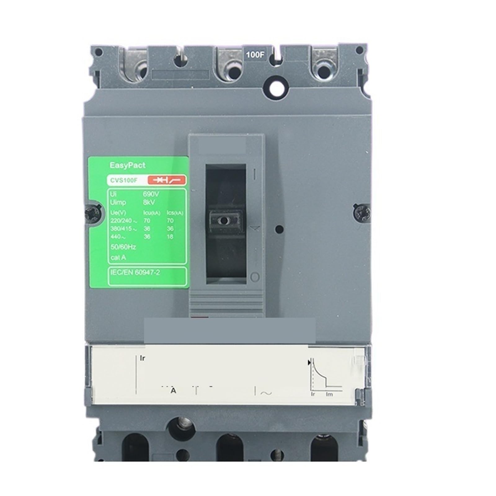 Disjoncteur à boîtier moulé CVS100F triphasé protection 25A - 2