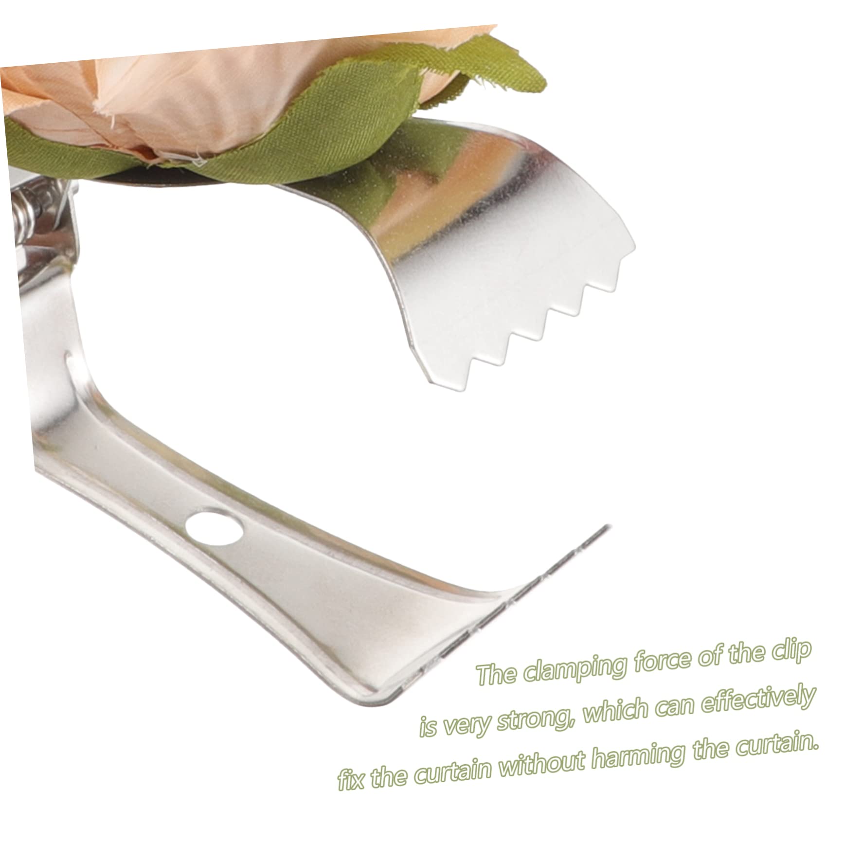 Cabilock 8pièces Clips De Rideaux Fleurs Attaches Décoratives pour Draperies Accessoires De Décoration pour Chambre Salon Bureau Conception Élégante Et Pratique