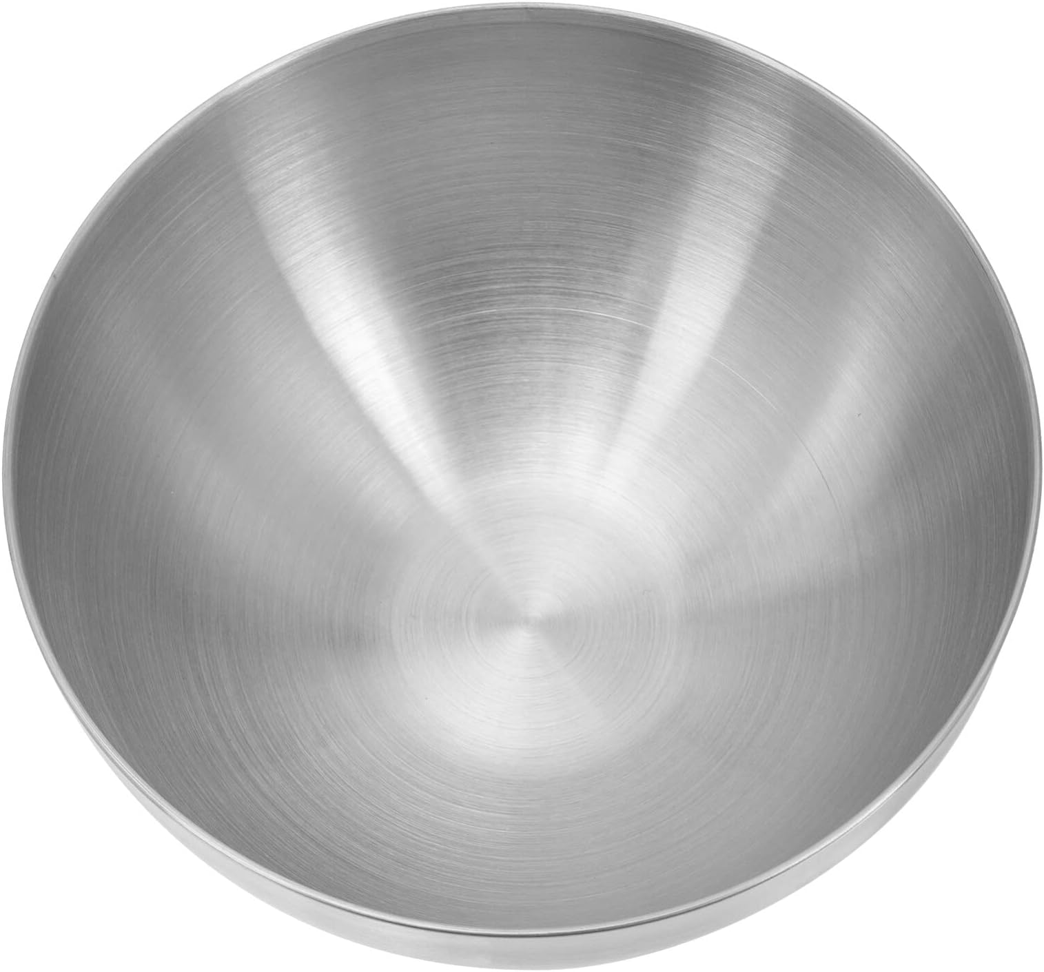 Veemoon Stainless Steel Salad Rice Dessert Serving Bowl, Stainless Steel Sauce Dishes Kitchen Bowl for Fresh Fruit Desserts Chilled, Round Salad Mixing Bowl