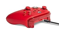 Vista 5 de PowerA Enhanced Wired Controller for Xbox - Red Gamepad Wired Video Game Controller Gaming Controller Xbox Series XS Xbox One - Xbox Series X