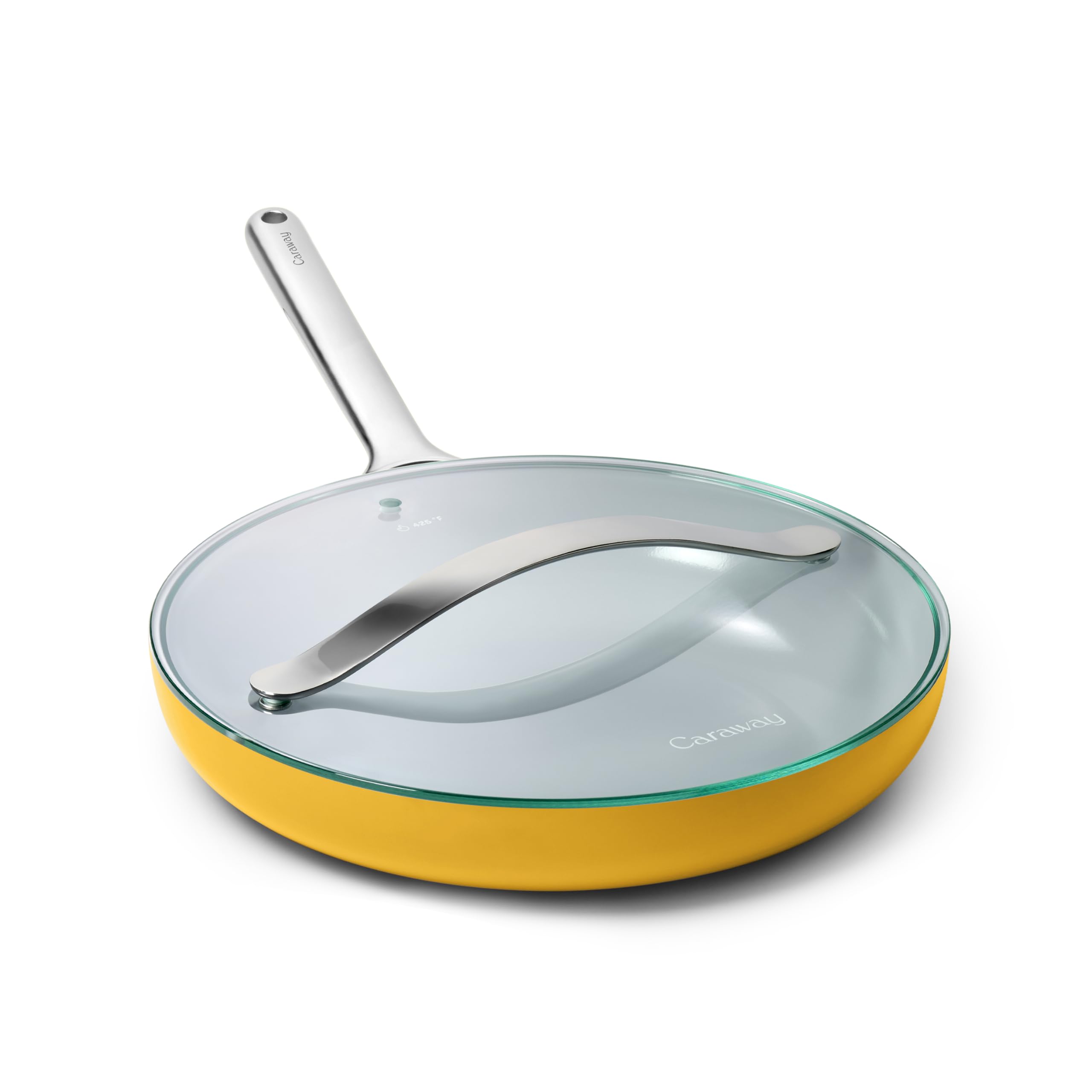 Caraway 12" Non-Stick Ceramic Frying Pan with Glass Lid