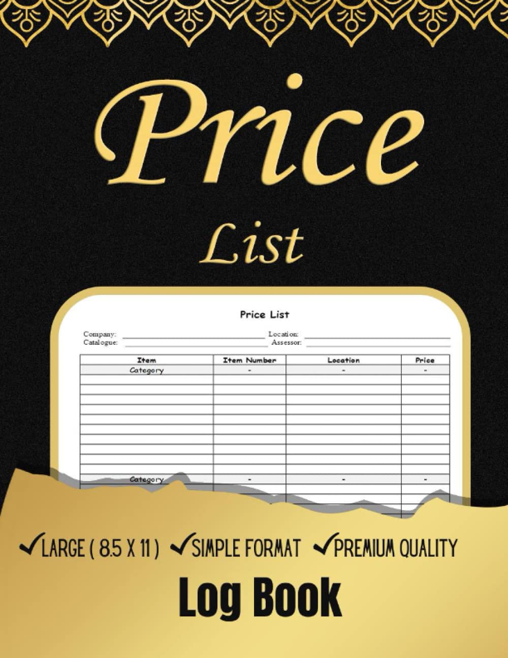 Buy Price List Catalogue items and their values with this easy pricing